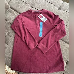 Member’s Mark Thermal Henley Size L NWT